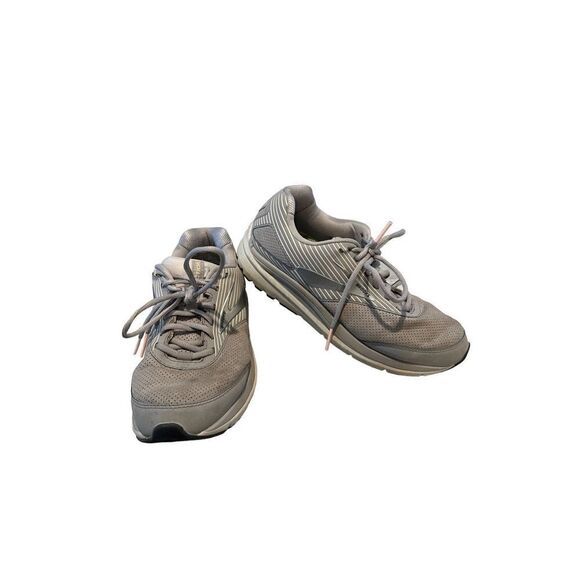 Brooks Addiction Walker Suede Walking Shoes Gray Size 10 Wide - Picture 1 of 11